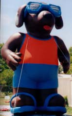 outdoor advertising inflatables - 25 ft. Cool Dog advertising balloon