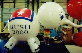 elephant helium advertising inflatable