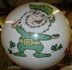 Leprechaun helium advertising balloon