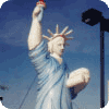 Statue of Liberty cold-air inflatables - patriotic balloons for sale and rent.
